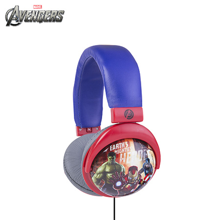AUDIFONO AVENGERS PLUSH RED/BLUE (PN 367543-GROUP-SP) *